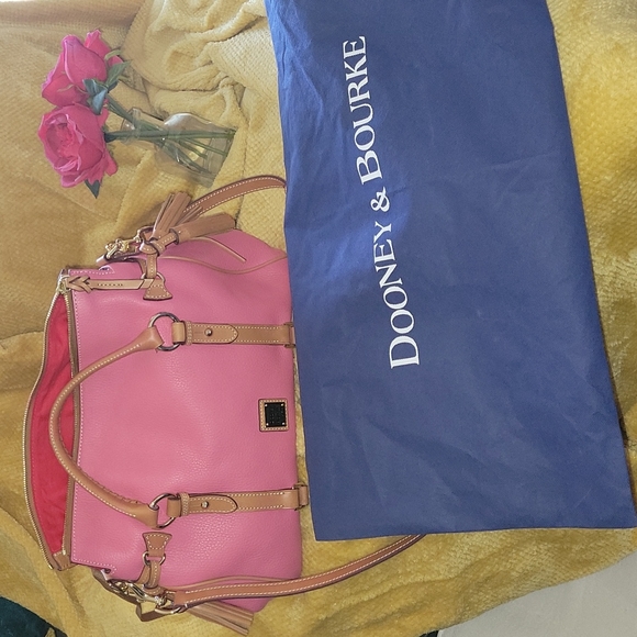 Bags Dooney And Bourke Large Florentine Bag In Pink Poshmark